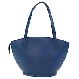Louis Vuitton-LOUIS VUITTON Epi Saint Jacques Shopping Shoulder Bag Blue M52275 auth 73623-Blue