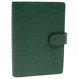 Louis Vuitton-LOUIS VUITTON Epi Agenda PM Day Planner Cover Green R20054 LV Auth 75651-Green