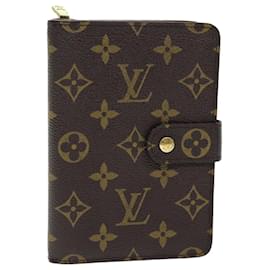 Louis Vuitton-LOUIS VUITTON Monogram Porto Papie Zip Wallet M61207 LV Auth yk12557-Monogram