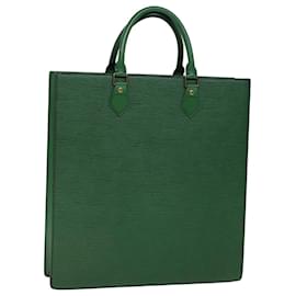 Louis Vuitton-Bolsa de mão LOUIS VUITTON Epi Sac Plat Verde M59084 Autenticação de LV 75274-Verde