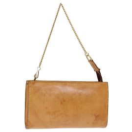 LOUIS VUITTON Secchiello in pelle Nomad PM Pouch Beige LV Auth 74291 Beige