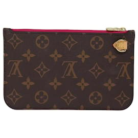 Louis Vuitton-LOUIS VUITTON Monogram Neverfull PM Pouch LV Auth am6276-Monogram