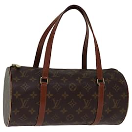 Louis Vuitton-Louis Vuitton Monogram Papillon 30 Bolso de mano M51385 LV Auth 75402-Monograma