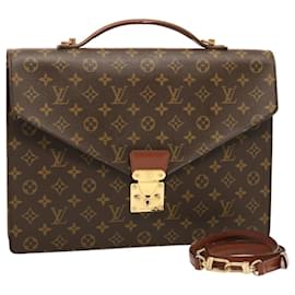 Louis Vuitton-LOUIS VUITTON Monogram Porte Documents Bandouliere Bag M53338 LV Auth 75779-Monogram
