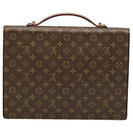 Louis Vuitton-LOUIS VUITTON Monogram Porte Documents Bandouliere Bag M53338 LV Auth 75779-Monogram