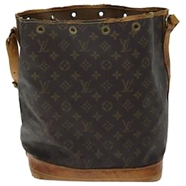 Louis Vuitton-LOUIS VUITTON Monogram Noe Shoulder Bag M42224 LV Auth 74464-Monogram