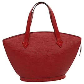 Louis Vuitton-Bolsa de ombro LOUIS VUITTON Epi Saint Jacques Vermelho M52277 Autenticação de LV 75750-Vermelho