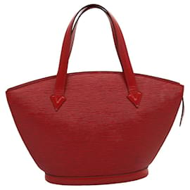 Louis Vuitton-LOUIS VUITTON Epi Saint Jacques Shoulder Bag Red M52277 LV Auth 75750-Red