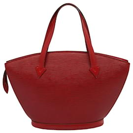 Louis Vuitton-Bolsa de ombro LOUIS VUITTON Epi Saint Jacques Vermelho M52277 Autenticação de LV 75750-Vermelho