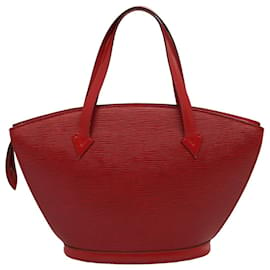 Louis Vuitton-LOUIS VUITTON Epi Saint Jacques Shoulder Bag Red M52277 LV Auth 75750-Red