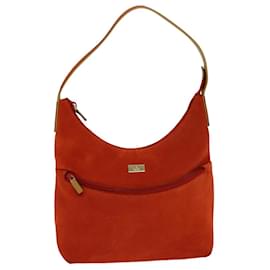 Gucci-GUCCI Shoulder Bag Suede Orange 001 3386 001013 Auth ep4272-Orange