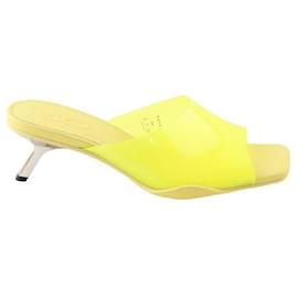 Autre Marque-Leather Heels-Yellow