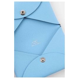 Hermès-Leather card holder-Blue