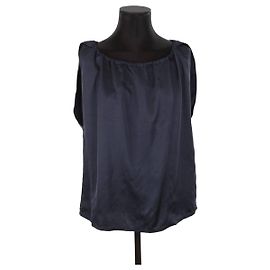 Yves Salomon Silk wrap blouse White