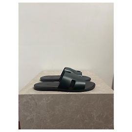 Hermès HERMES  Sandals T.eu 42.5 leather Green