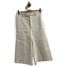 BOTTEGA VENETA Shorts T.fr 34 Baumwolle Weiß