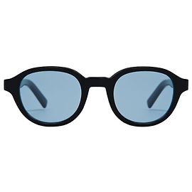 Berluti Eclipse Acetate Sunglasses Black blue Black Light blue