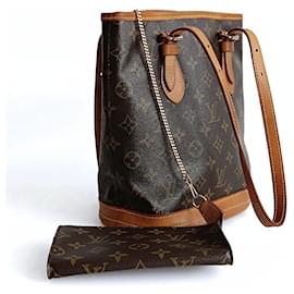 Louis Vuitton-Louis Vuitton Bucket PM shoulder bag in monogram canvas-Brown