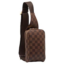 Louis Vuitton-Louis Vuitton Riñonera De Lona Geronimos N51994 en buen estado-Otro