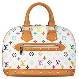 Louis Vuitton-Louis Vuitton Alma PM Canvas Handbag M92647 in good condition-Other