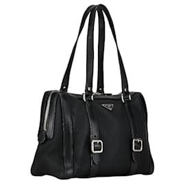 Prada-Prada Tessuto Shoulder Bag Canvas Shoulder Bag in Good condition-Other