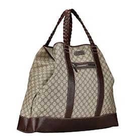 Gucci-Gucci GG Supreme Tote Bag Canvas Tote Bag 140946 in good condition-Other
