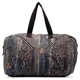 Yves Saint Laurent-Yves Saint Laurent Nylon Mini Boston Bag Canvas Handbag 275137 in good condition-Other