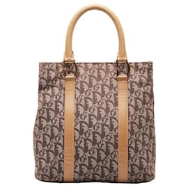 Dior-Dior Oblique Canvas Handbag Canvas Handbag in Good condition-Other
