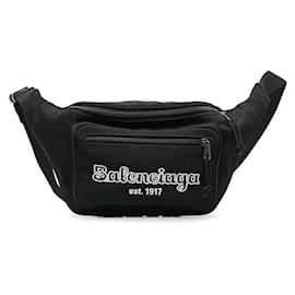 Balenciaga-Balenciaga Nylon Logo Belt Bag  Canvas Belt Bag 482389 in good condition-Other