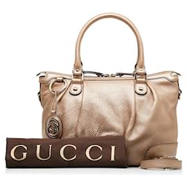 Gucci-Gucci Leather Sukey Handbag  Leather Handbag 247902 in good condition-Other