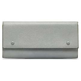 Céline-Celine Leather Flap Continental Wallet  Leather Long Wallet 101673.0 in good condition-Other