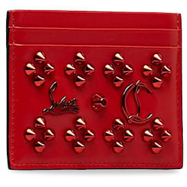 Christian Louboutin-Christian Louboutin Spike Studs Card Holder  Leather Card Case in Excellent condition-Other