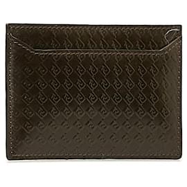 Fendi-Porte-cartes FF en cuir gaufré Fendi Porte-cartes en cuir 7M0012 en bon état-Autre