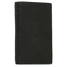 Fendi-Fendi Leather Selleria Long Wallet Brown in Very Good Condition-Brown