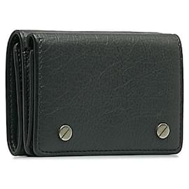 Balenciaga-Balenciaga  Arena Trifold Wallet Leather Short Wallet 459069 in good condition-Other