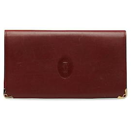 Cartier-Cartier Must de Cartier Long Wallet Leather Long Wallet in Good condition-Other
