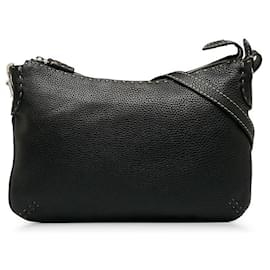 Fendi-Fendi Selleria Crossbody Bag  Leather Shoulder Bag 8BT146 in good condition-Other