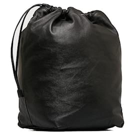 Yves Saint Laurent-Yves Saint Laurent Leather Drawstring Handbag  Leather Handbag 551595 in excellent condition-Other