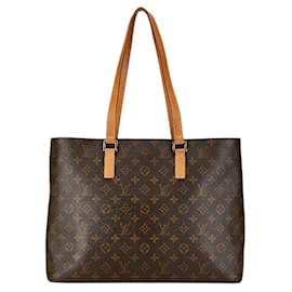 Louis Vuitton-Louis Vuitton Luco Tote Canvas Tote Bag M51155 in good condition-Other