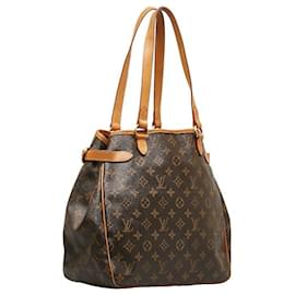 Louis Vuitton-Bolso tote de lona vertical Louis Vuitton Batignolles M51153 en buen estado-Otro