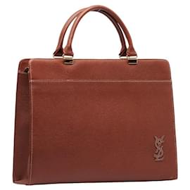 Yves Saint Laurent-Yves Saint Laurent Leather Handbag Leather Handbag in Good condition-Other
