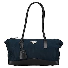 Prada-Prada Tessuto Handbag  Canvas Handbag B10069 in good condition-Other