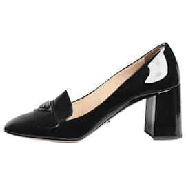 Prada-Black patent leather pumps - size EU 38.5-Black