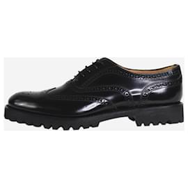 Church's-Black Oxford brogue shoes - size EU 40 (Uk 7)-Black