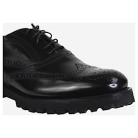 Church's-Black Oxford brogue shoes - size EU 40 (Uk 7)-Black