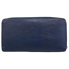 Louis Vuitton-Portefeuille zippy Louis Vuitton-Bleu Marine