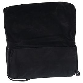 Rick Owens Cabas oversize en daim noir Noir