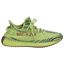Autre Marque-ADIDAS YEEZY BOOST 350 V2 Sneakers in Semi Frozen Yellow Cotton-Yellow