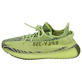 Autre Marque-ADIDAS YEEZY BOOST 350 V2 Sneakers in Semi Frozen Yellow Cotton-Yellow