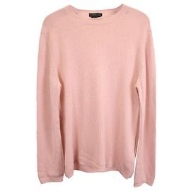 Suéter Prada Knit em Lã Rosa Pastel Outro